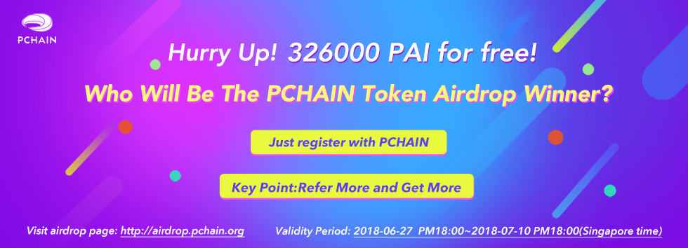 plian_org's tweet card. PCHAIN Token (PAI) Airdrop Announcement PCHAIN team is happy to announce an unique way of Airdropping PAI tokens to… by pchain