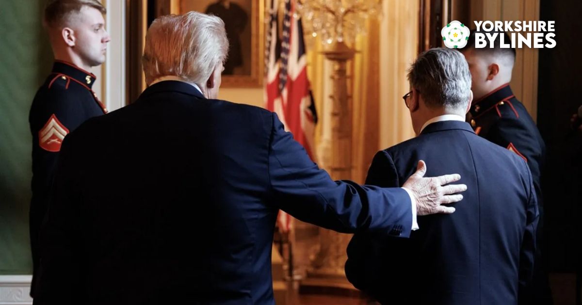 Pierssy's tweet card. Brits see no ‘special relationship’ left with the US – so why is the UK still fawning over Trump while global chaos demands real leadership?