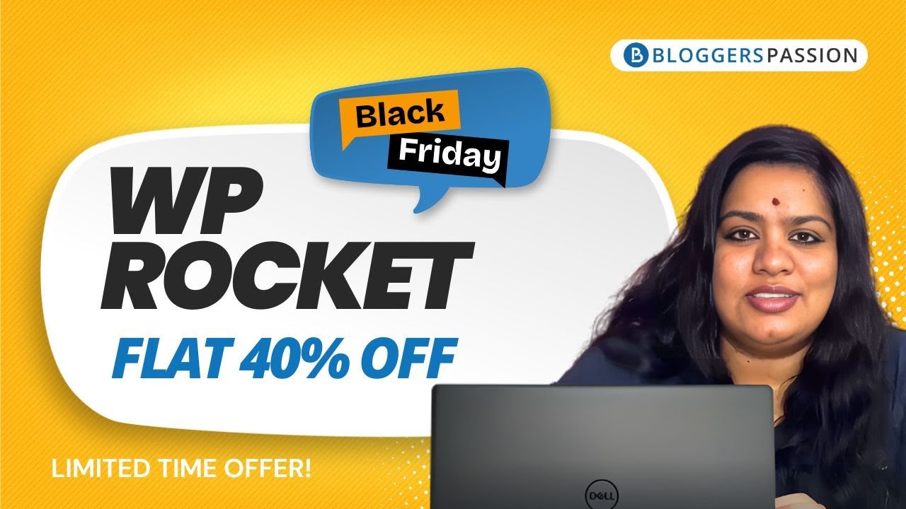 bloggerspassion's tweet card. WP Rocket Black Friday Deal 2025: GetFlat 40% Discount (EXCLUSIVE)
