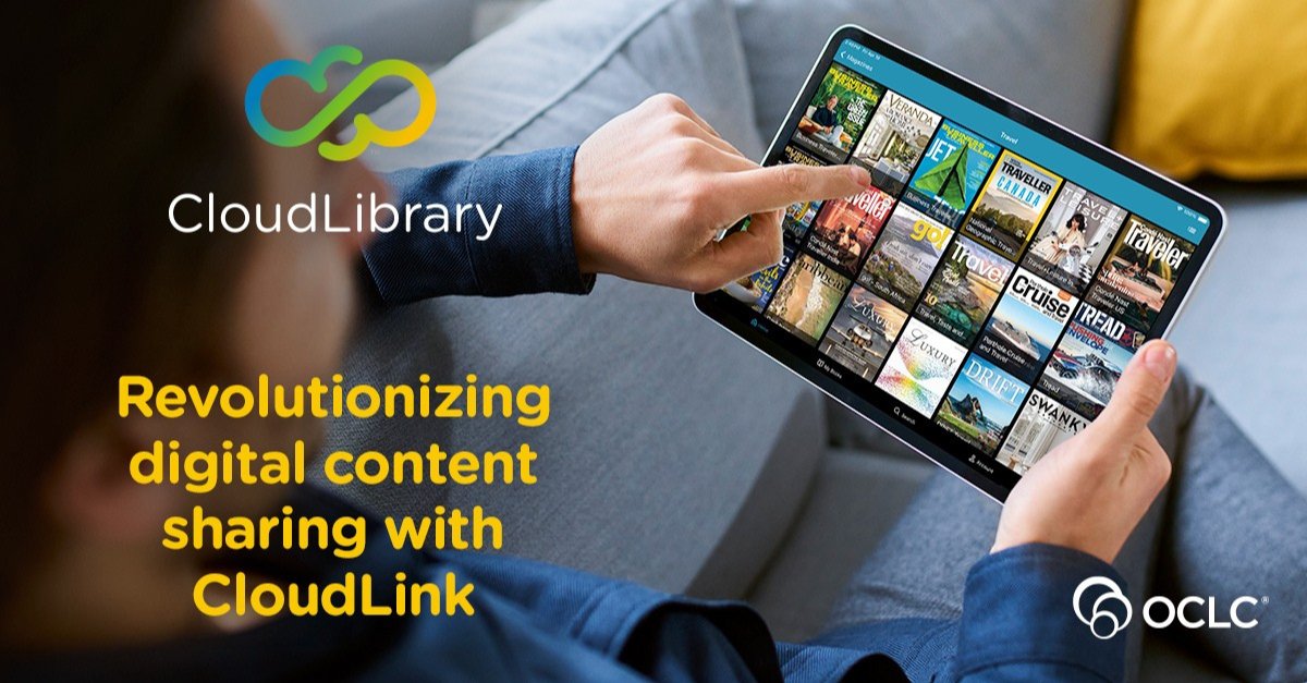 OCLC's tweet card. CloudLibrary is a digital content platform and app for libraries to build and share their ebook and audiobook collections, and provide library users access to newspapers, magazines, comics, graphic...