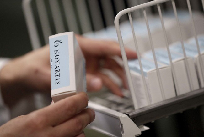 RedState's tweet card. Swiss pharma giant Novartis invests $771M to open a manufacturing hub in North Carolina by 2027.