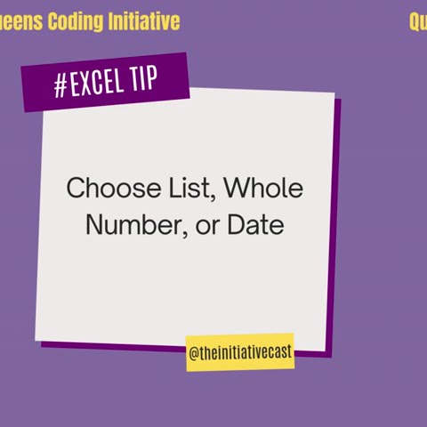 QueensCoding's tweet card. #Weekend #Exceltip#Exceltraining #quci #Theinitiativecast #DataAnal...