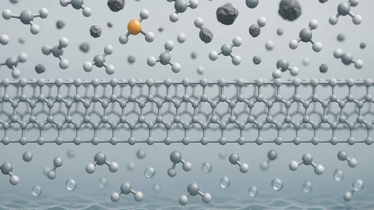 Ebrahimi_Af's tweet card. A study found TiO2/Na-Y zeolite removes 99.77% of dye from wastewater in 7 minutes, offering a fast, eco-friendly cleanup solution. #WaterPurification #Nanotechnology