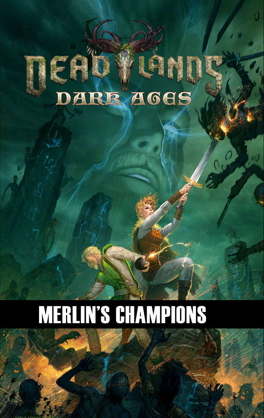 SavageBloggers's tweet card. Medieval, with a Deadlands® Twist! Deadlands® is the award winning, world-famous, original weird western roleplaying game from Pinnacle Entertainment that blends westerns, horror, and steampunk into...