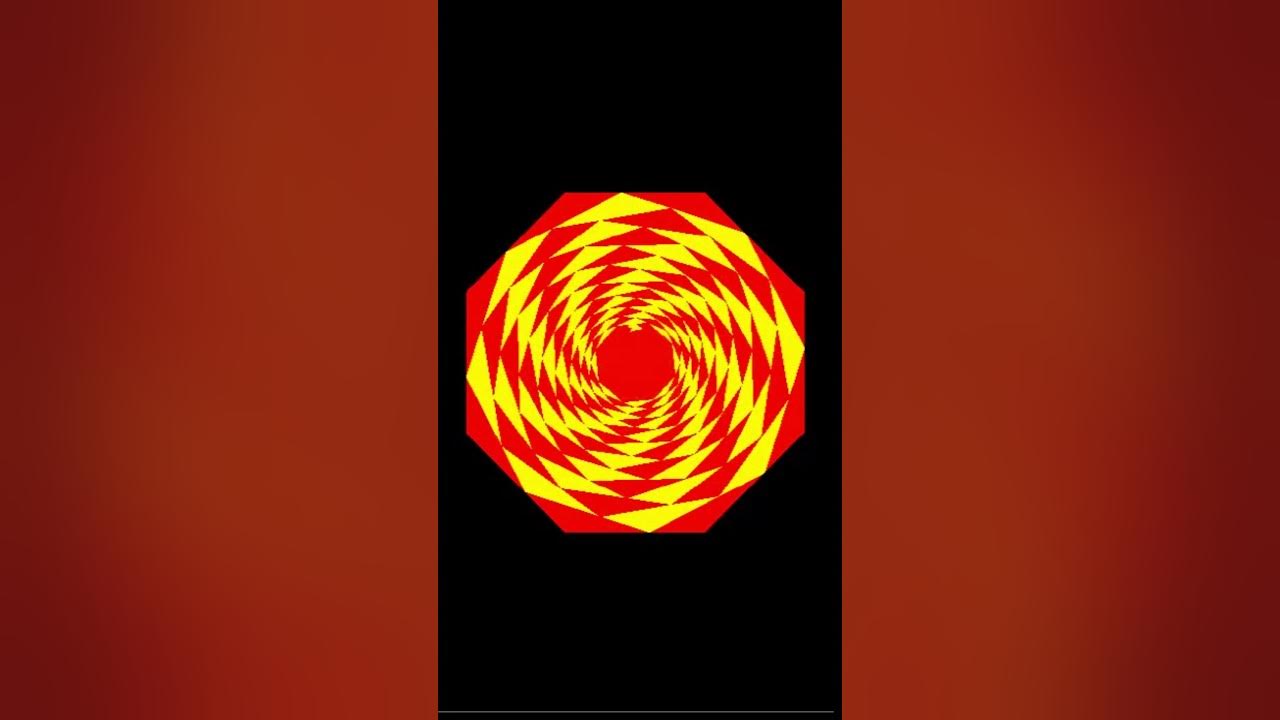 Jubilee671's tweet card. Shorts 082824 Octagon Swirl #simplegeometricart #simplepythongraphics...