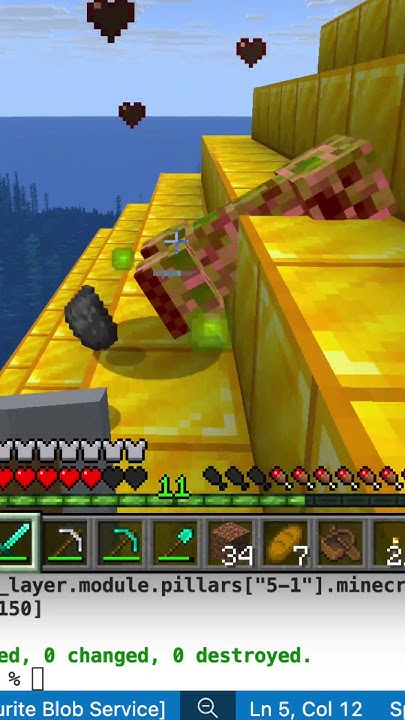 MarkTinderholt's tweet card. Terraform Apply a Golden Pyramid in Minecraft!!! Then Terraform...