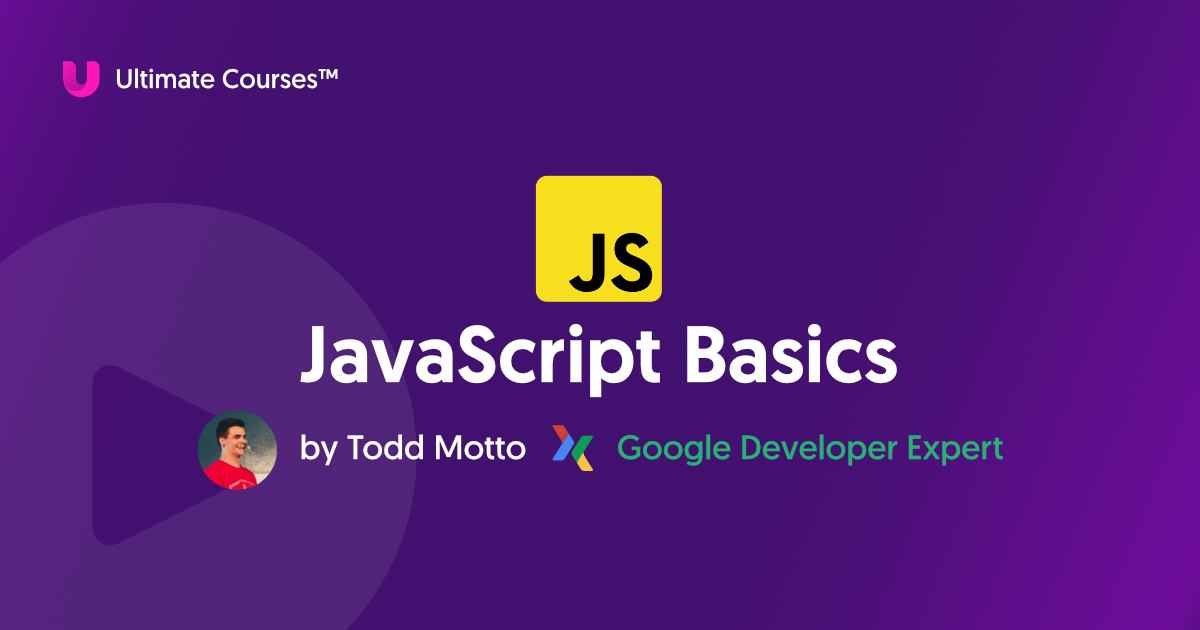 toddmotto's tweet card. The missing JavaScript course. Learn JavaScript from the absolute beginning and master the core essentials of what a JavaScript developer needs to know. This is your complete guide.