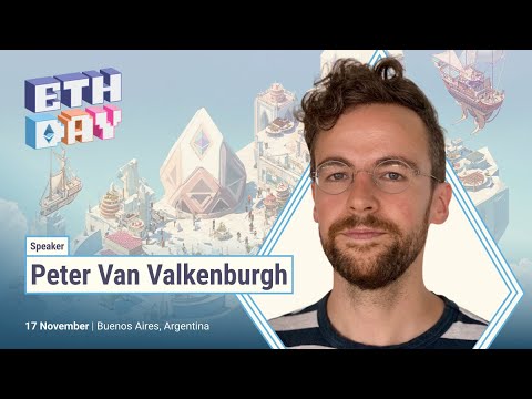 valkenburgh's tweet card. Privacy is Existential Peter Van Valkenburgh - Devconnect