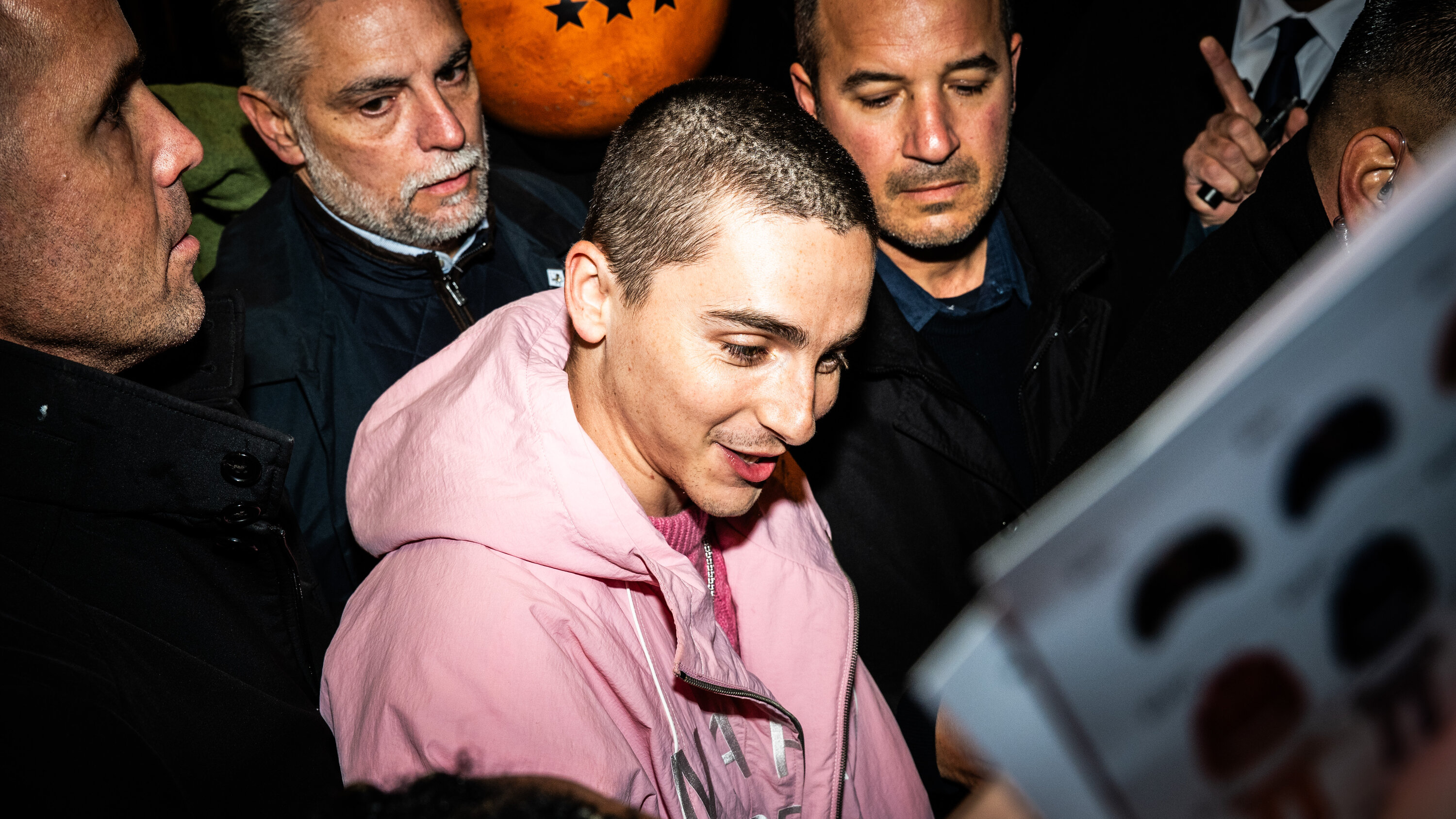 saba_h's tweet card. Mr. Chalamet’s star power was in full force in Manhattan as fans clamored to get merch for “Marty Supreme,” a movie none of them will see until Christmas.