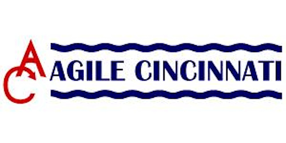 agilecincinnati's tweet card. Agile Cincinnati May 2022 Meeting: Four Legged Dogs and Sprints - the Allusion of Agile with Simon Mitchinson