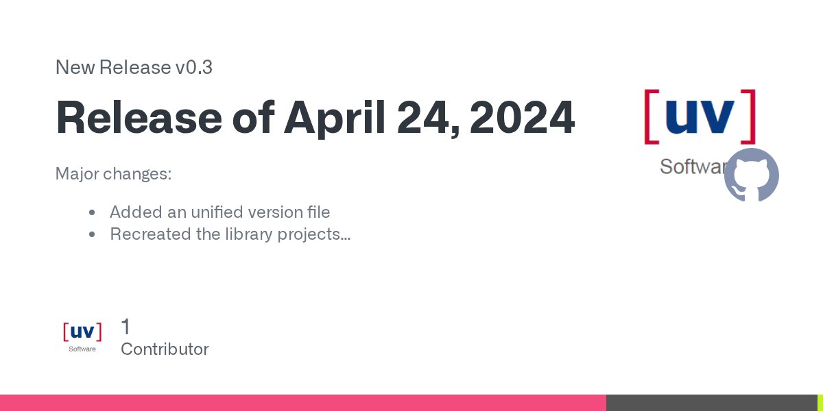 uv_software's tweet card. Major changes: Added an unified version file Recreated the library projects Updated all MSBuild environments Updated Kvaser canLib DLL (version 5.44) Updated CAN API V3 sources to rev. 1270 Update...