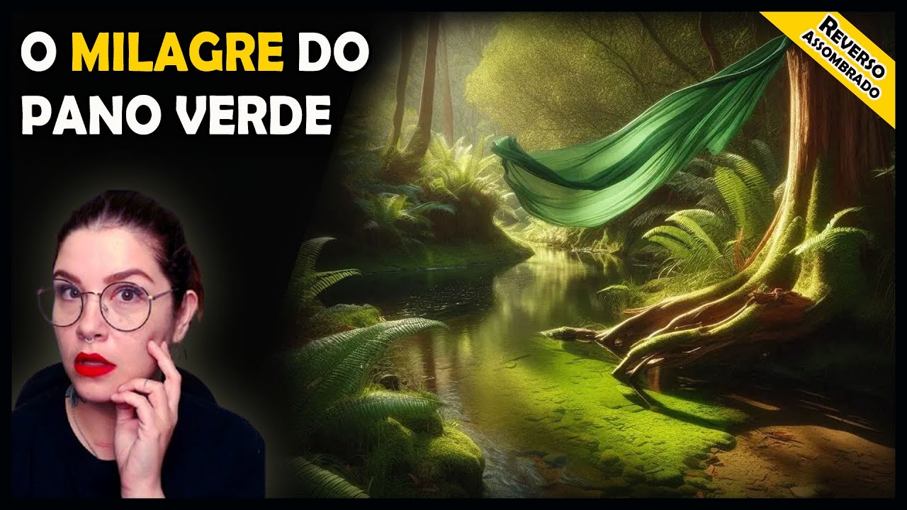 AssombradoBlog's tweet card. "O MILAGRE DO PANO VERDE" - O PANO QUE VIROU SANTO