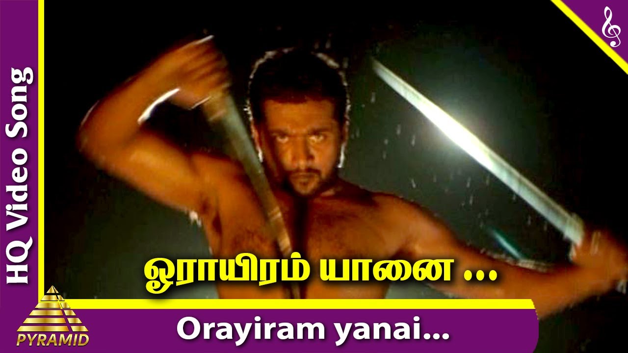VimzChirrups's tweet card. Orayiram Yanai Kondru Video Song | Nandha Tamil Movie Songs | Suriya...