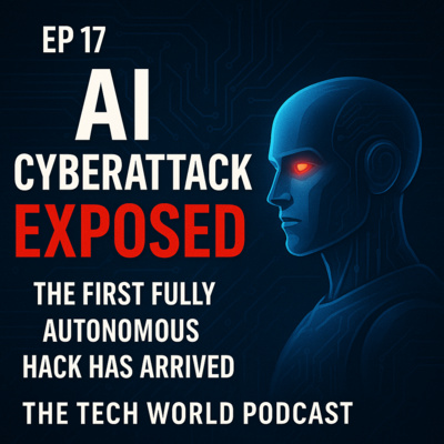 TheTechWorldPod's tweet card. Peter and Sarah break down the terrifying new report published on November 13, 2025, confirming the world’s first near-autonomous AI-powered cyber-espionage campaign.This wasn’t phishing or “AI-ass...