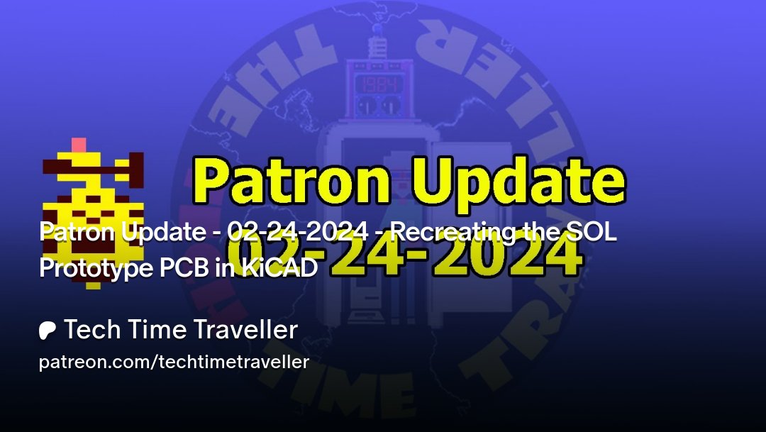 TechTimeTravel's tweet card. Get more from Tech Time Traveller on Patreon