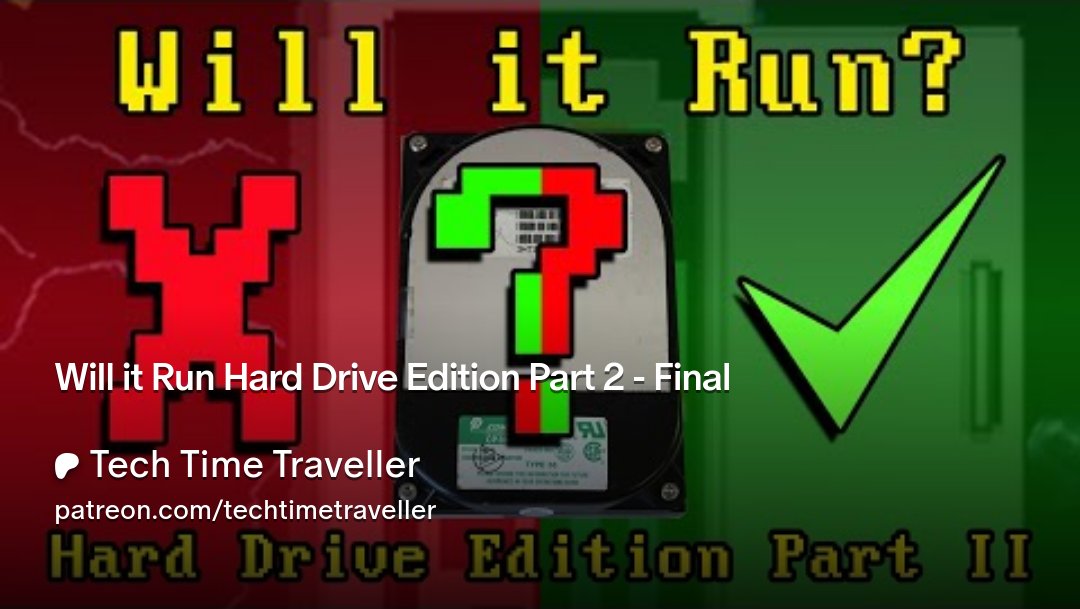 TechTimeTravel's tweet card. Get more from Tech Time Traveller on Patreon