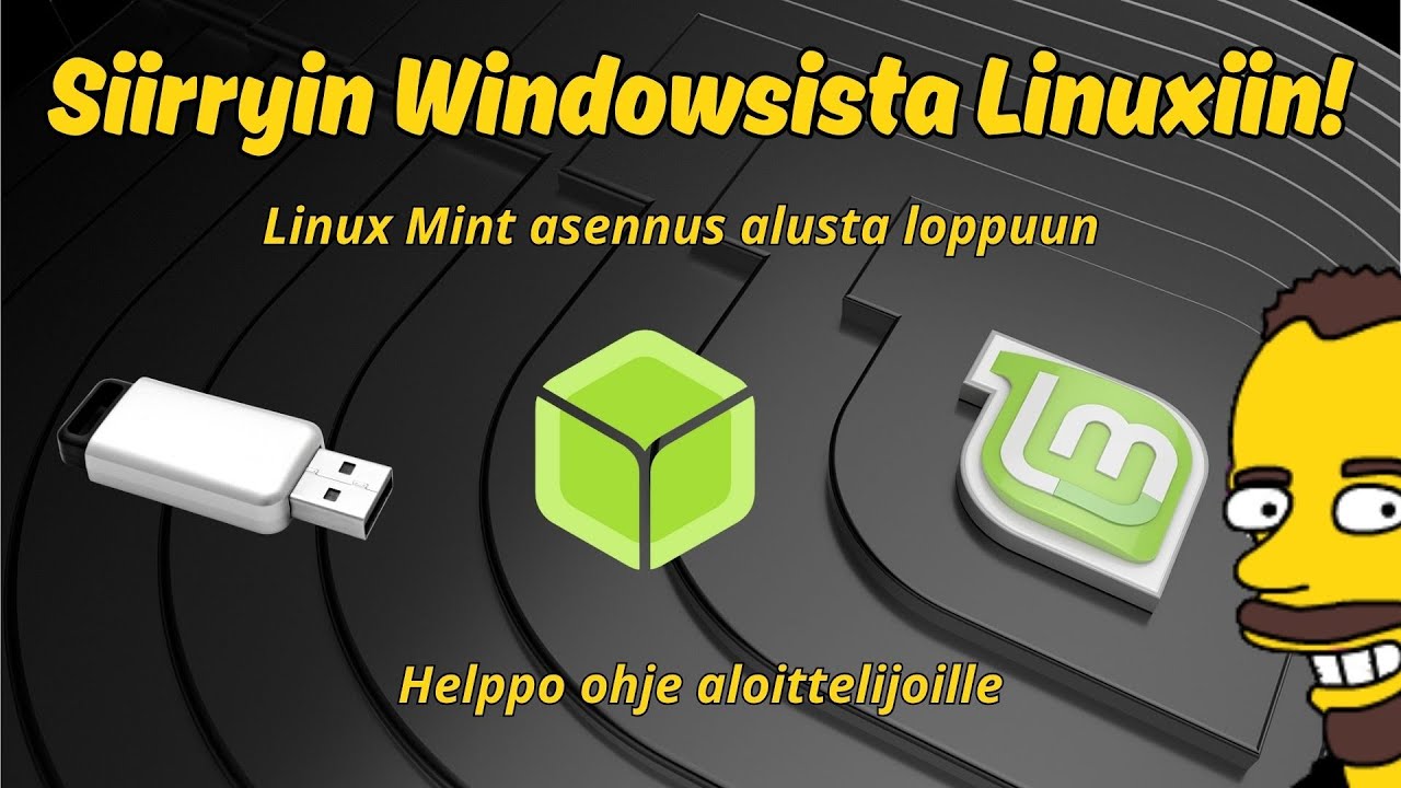 sammynsivut's tweet card. Vaihdoin Windowsista Linux Mintiin, täydellinen asennusopas 👍