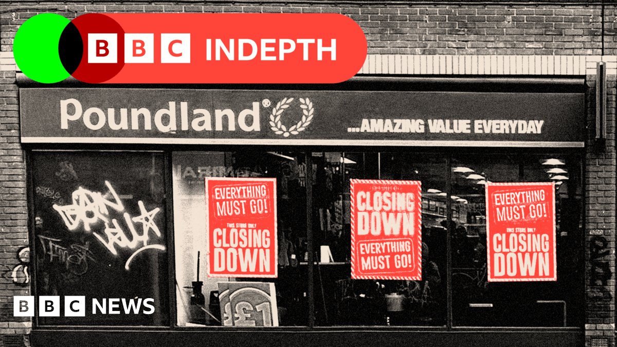 AnalDestructio2's tweet card. Why - in an age where so many of us are feeling the financial pinch - are some budget shops on UK high streets having such a tough time?