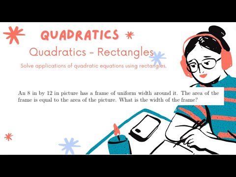 nishaetutor's tweet card. Quadratics | Quadratic Equations Using Rectangles | Part 31