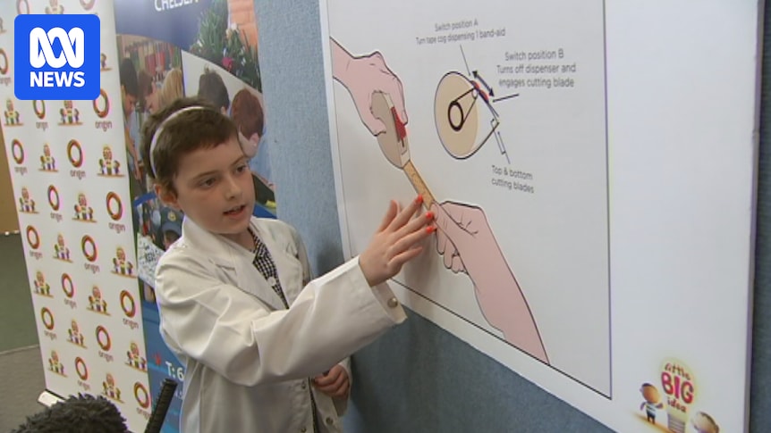 SmartPublicBook's tweet card. A 10-year-old Melbourne girl who invented an easy-to-use adhesive bandage dispenser while recovering from leukaemia is about to make a dream trip to NASA after being named Australia's best young...