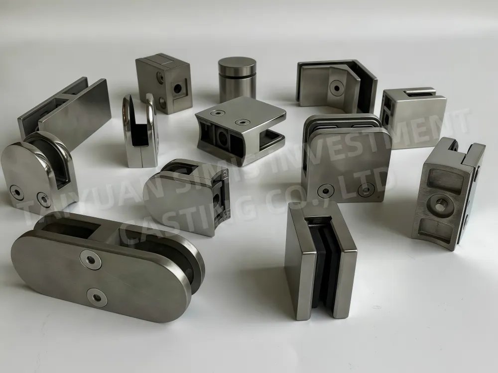 Simis_Casting's tweet card. Glass clamps are small fasteners that hold glass panels in place. They have become very popular in modern buildings because people want a clean, open look for