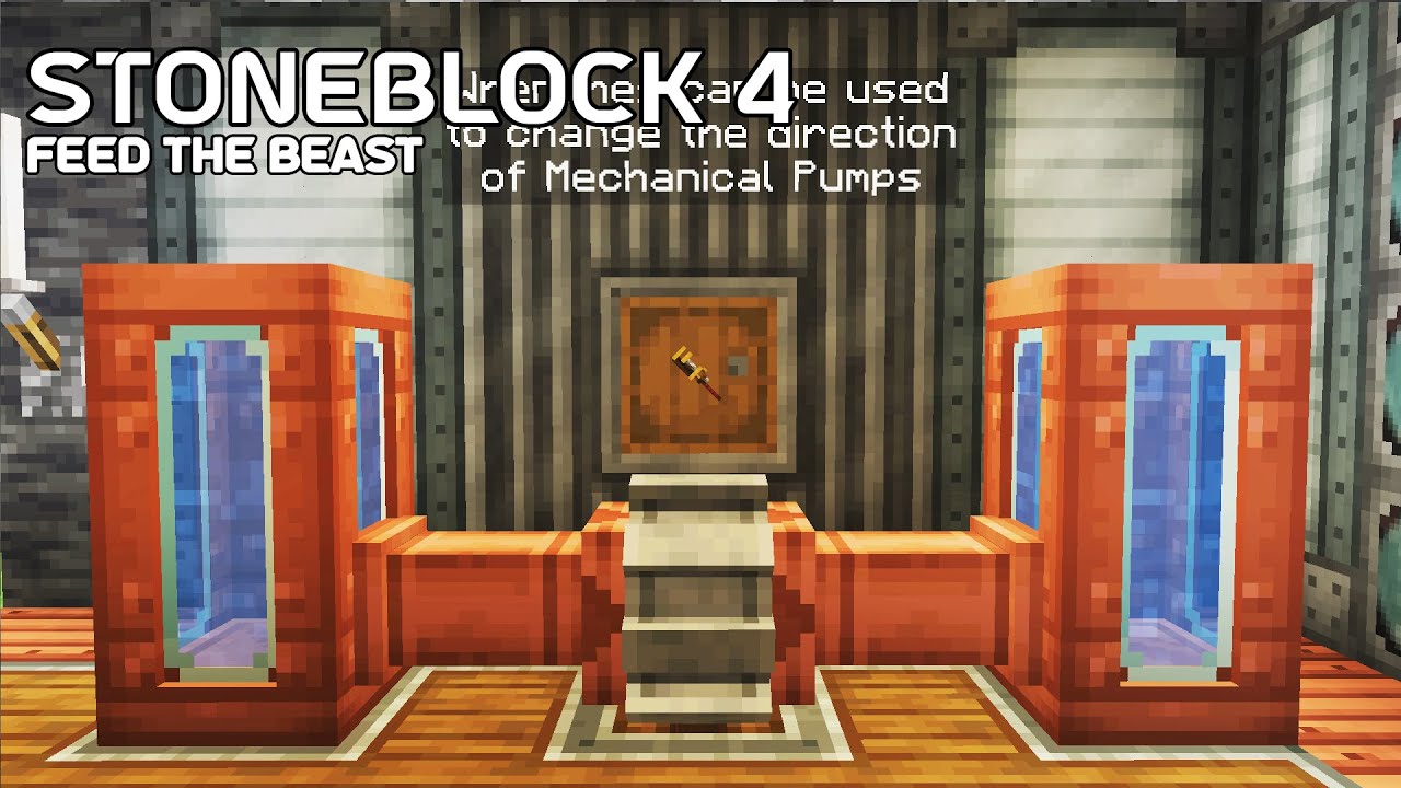 SystemCollapsed's tweet card. StoneBlock 4 - Create Dungeon Vault - EP04
