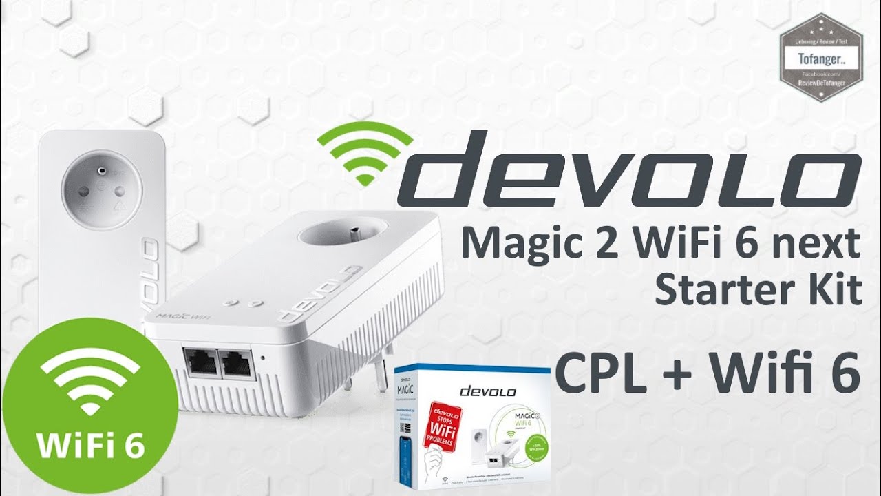 tofanger's tweet card. devolo Magic 2 WiFi 6 next - Starter Kit - Le réseau CPL et WiFi 6...