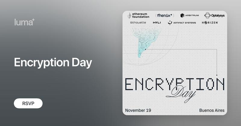 0xPredicate's tweet card. Encryption Day: Where Privacy Meets Culture Rooted in cypherpunk ideals, Encryption Day isn’t just a tech meetup — it’s the annual cultural moment for those…