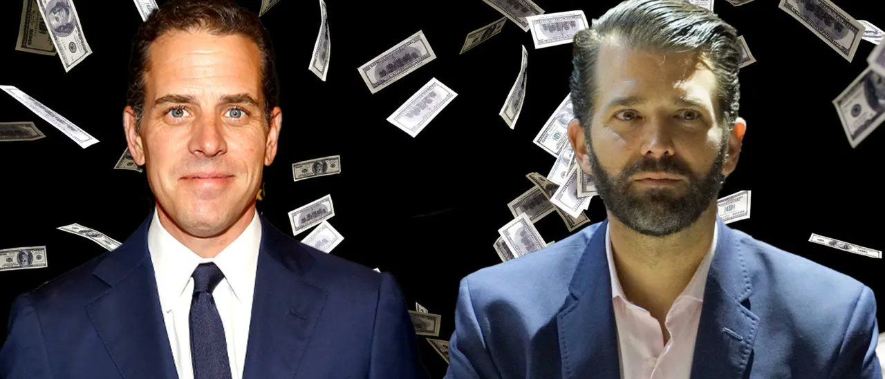 SKMorefield's tweet card. Donald Trump Jr. challenged Hunter Biden to "man up" and debate him "about who really profited from their father's public office."