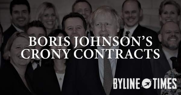 SharonGChiara's tweet card. Shocking new report updates Byline Times' investigations into pandemic contracts with a "profound" risk of corruption