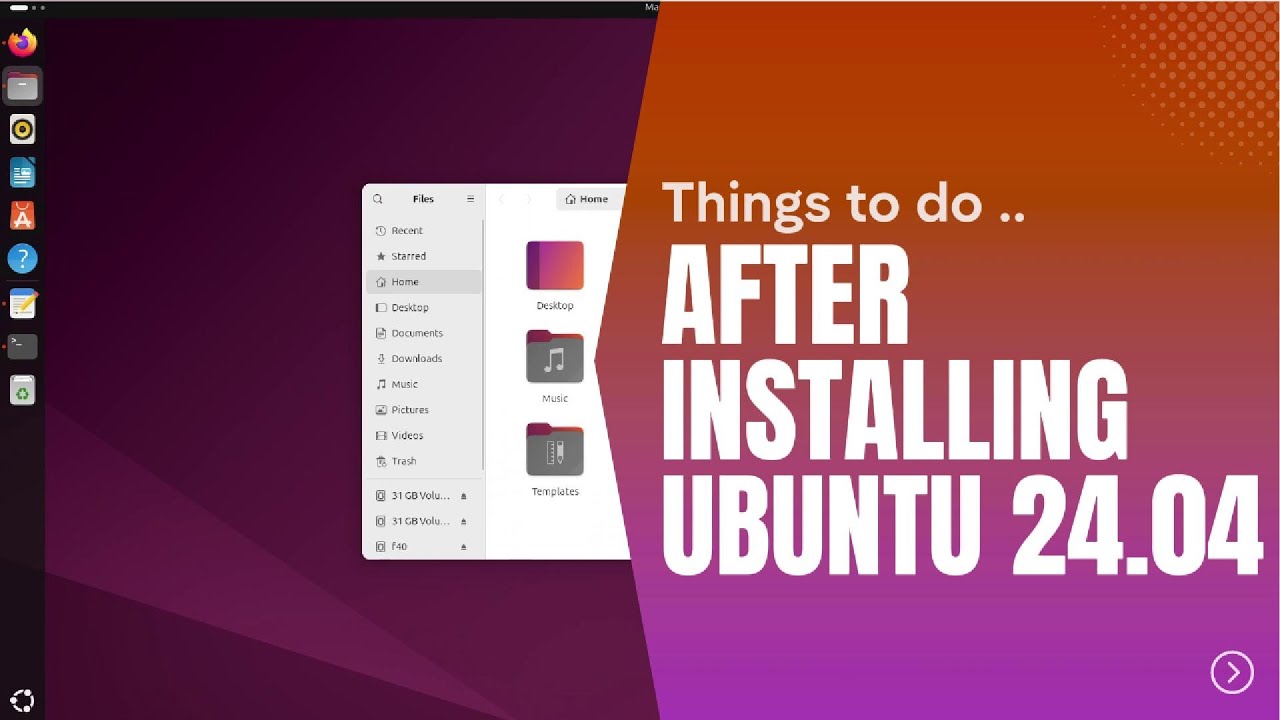 LinuxScoop's tweet card. THINGS TO DO AFTER INSTALLING UBUNTU 24.04 LTS