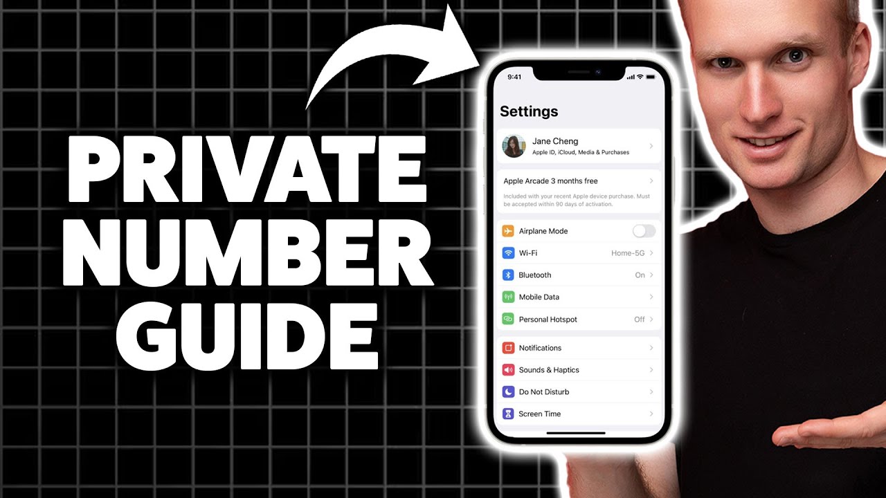 TechronaYT's tweet card. How To Make Your Phone Number Private On iPhone 2025 (Step-By-Step...