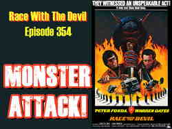 ProjectEntNet's tweet card. MONSTER ATTACK!: Race With The Devil | Episode 354