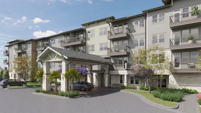 FKArchitecture's tweet card. The 55+ community will have 196 units and a full slate of activities for residents, including a community garden, a dog park and pickleball courts.