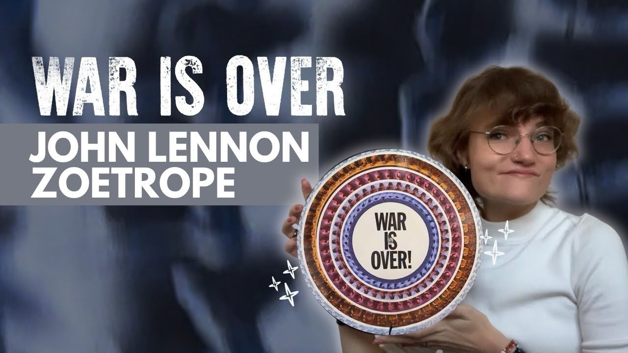 godinnumbers's tweet card. UNBOXING: New “War Is Over” John Lennon Zoetrope Vinyl