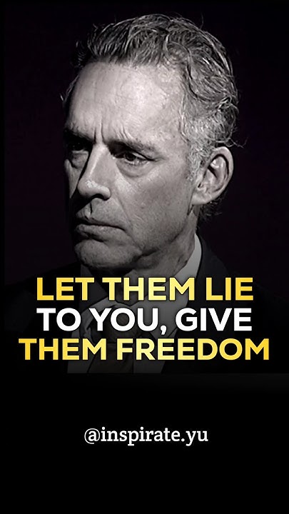 JossieHeather's tweet card. You Can’t Change a Liar, Let Go & Move On! — Jordan Peterson Advice...