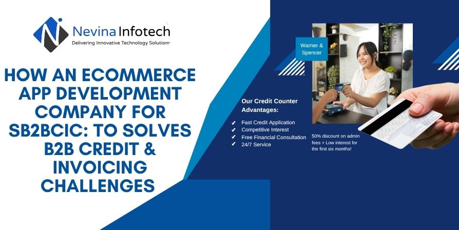 nevina_infotech's tweet card. Managing B2B payments can be messy but not anymore. Discover how expert ecommerce app development company for sb2bcic to create seamless invoicing systems that reduce delays and improve transparency.