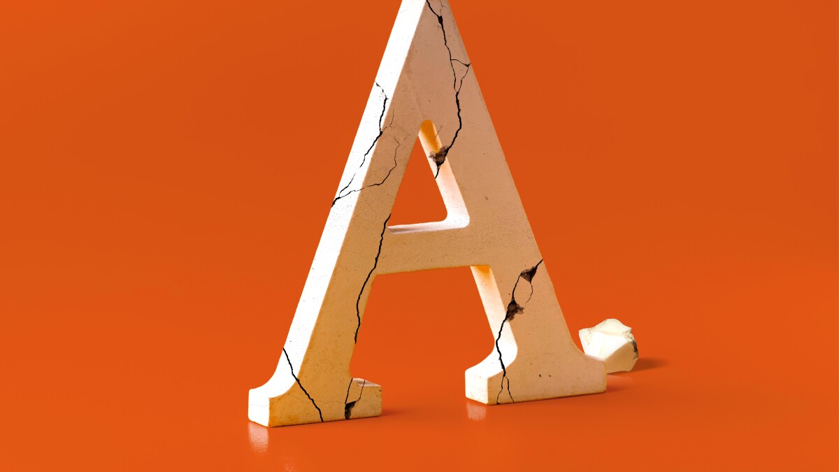 chronicle's tweet card. A growing number of professors say A’s have lost their meaning. They’re divided on the right solution.