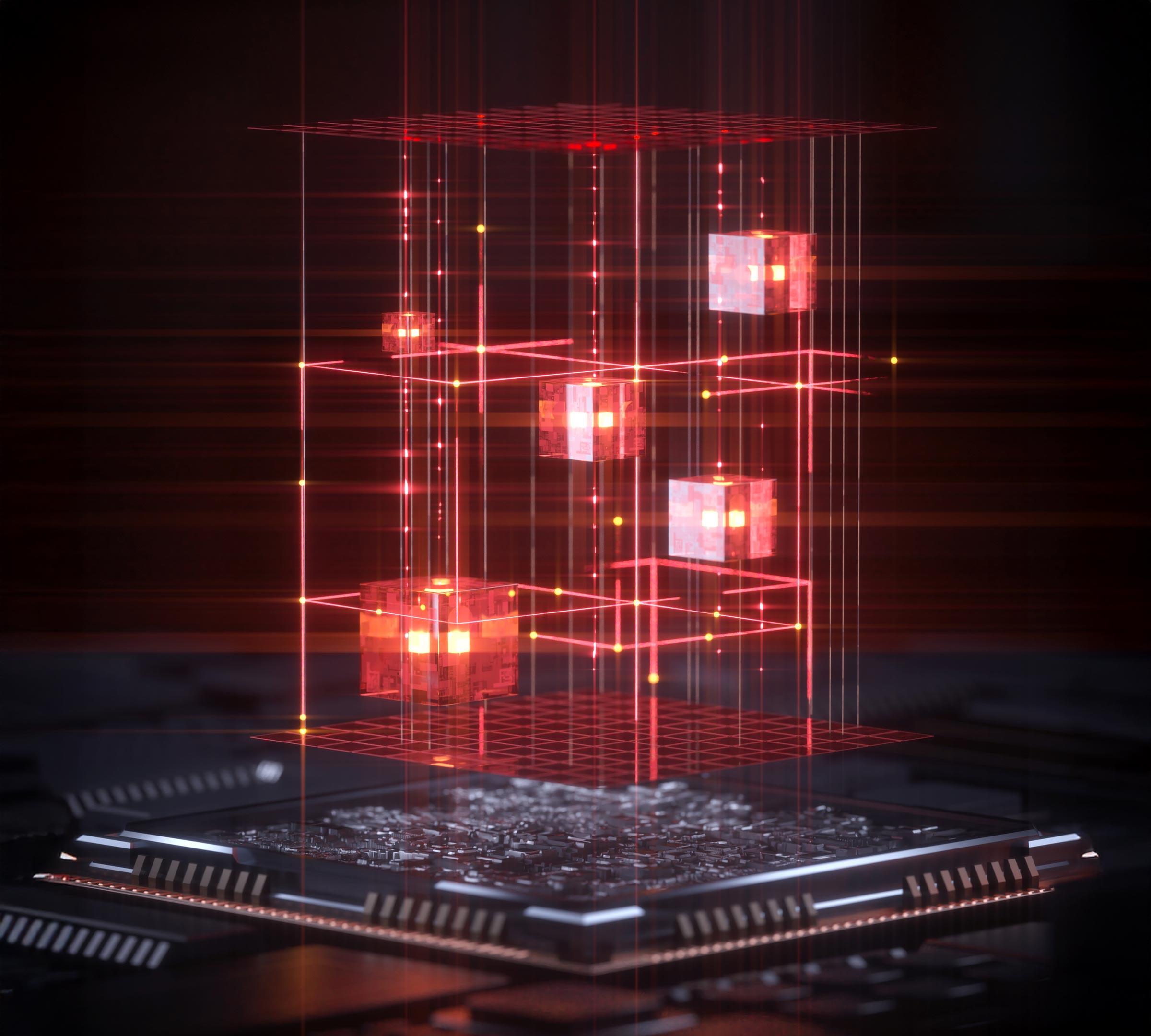 SciTechDaily1's tweet card. While humans and classical computers must perform tensor operations step by step, light can do them all at once.