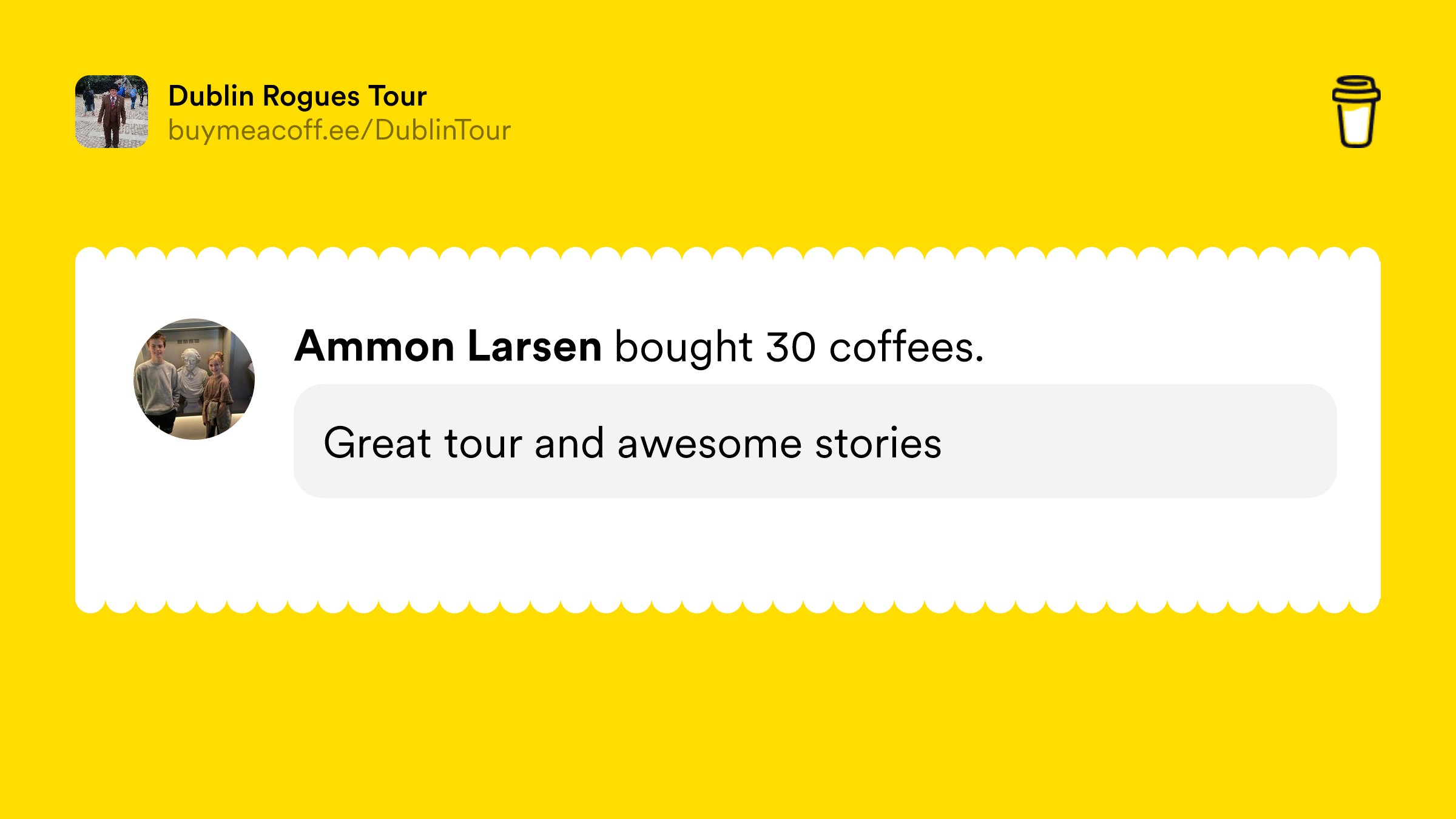 davekavanagh2's tweet card. Hey 👋 I just created a page here. You can now buy me a coffee!