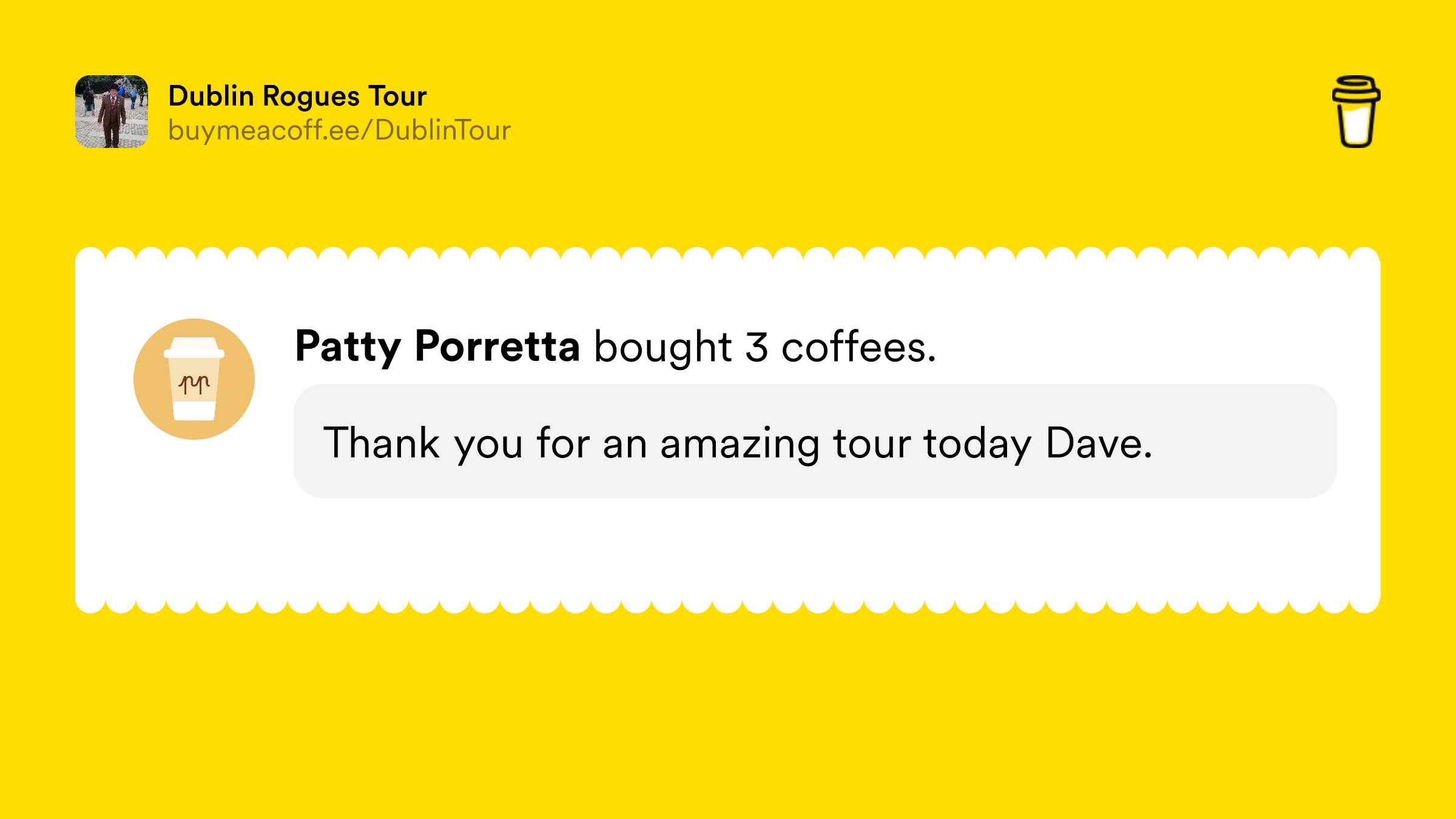 davekavanagh2's tweet card. Hey 👋 I just created a page here. You can now buy me a coffee!