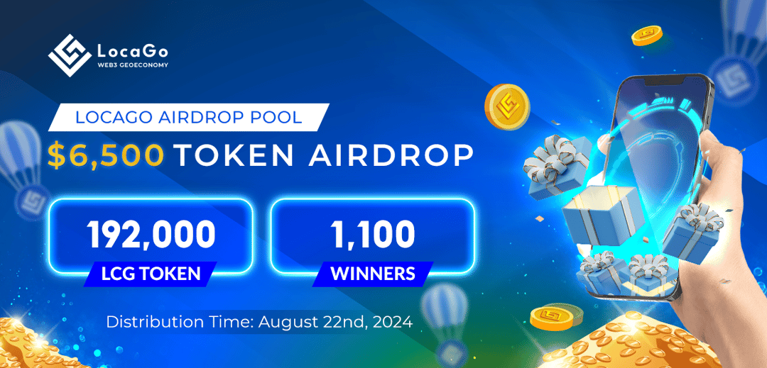 LocaGo_Official's tweet card. LocaGo is a Web3 platform connecting users with local businesses through Blockchain, AR, AI, and 3D tech, using LocaNFTs for engagement. 🚨 We're thrilled to announce an exciting giveaway to show our...