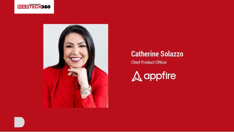 360MarTech's tweet card. Appfire names Catherine Solazzo as Chief Marketing Officer to lead global marketing strategy and support growth across enterprise app platforms.