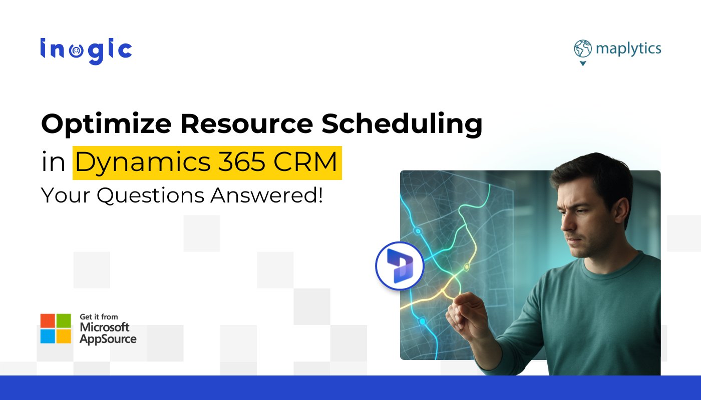 Maplytics's tweet card. Learn how to optimize resource scheduling in Dynamics 365 CRM and streamline task assignments for better efficiency.