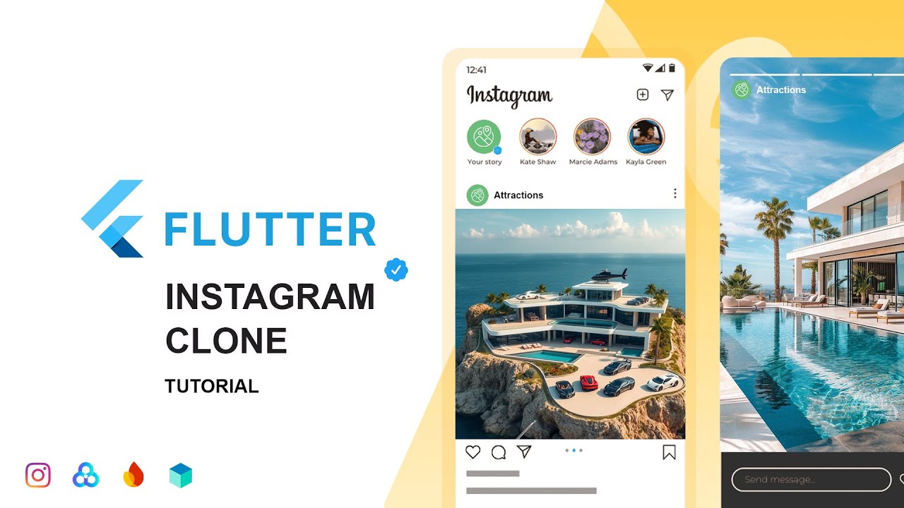 ProgramsArt's tweet card. Flutter Instagram Clone: Implementing the "Change User Info" Screen