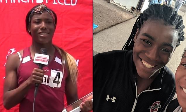 JoeDollinger's tweet card. Transgender teen Terry Miller dominated in the high school track and field competition in Connecticut last week- sparking outrage.