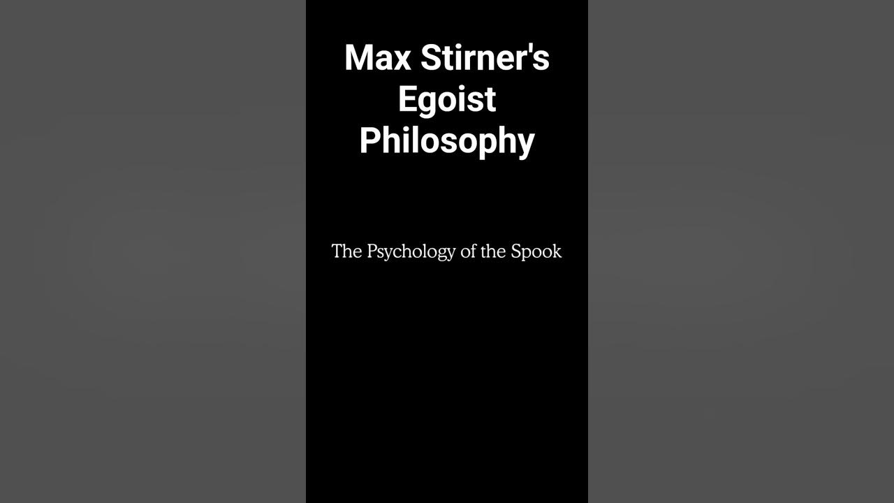 HeterdoxAnarchy's tweet card. #egoistphilosophy #maxstirner #psychoanalysis
