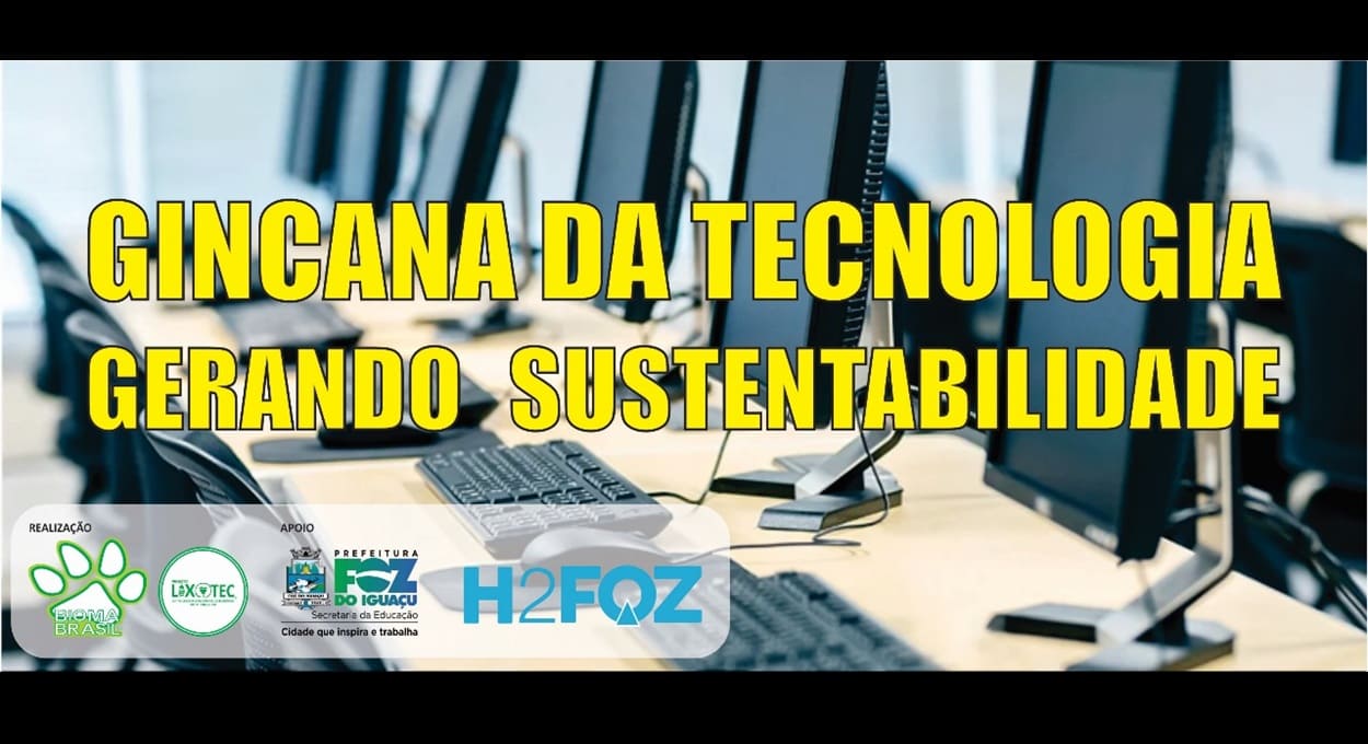 projetolixotec's tweet card. Ação acontece em parceria entre OSCIP Bioma Brasil – UMRAS, Projeto Lixotec e Secretaria Municipal de Educação de Foz do Iguaçu.