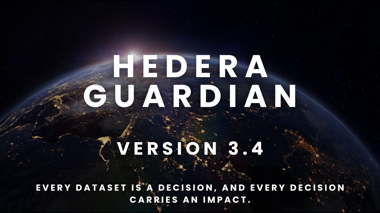 env_blockchain's tweet card. Hedera Guardian 3.4 Release: Systems of Trust for Digital Sustainab...