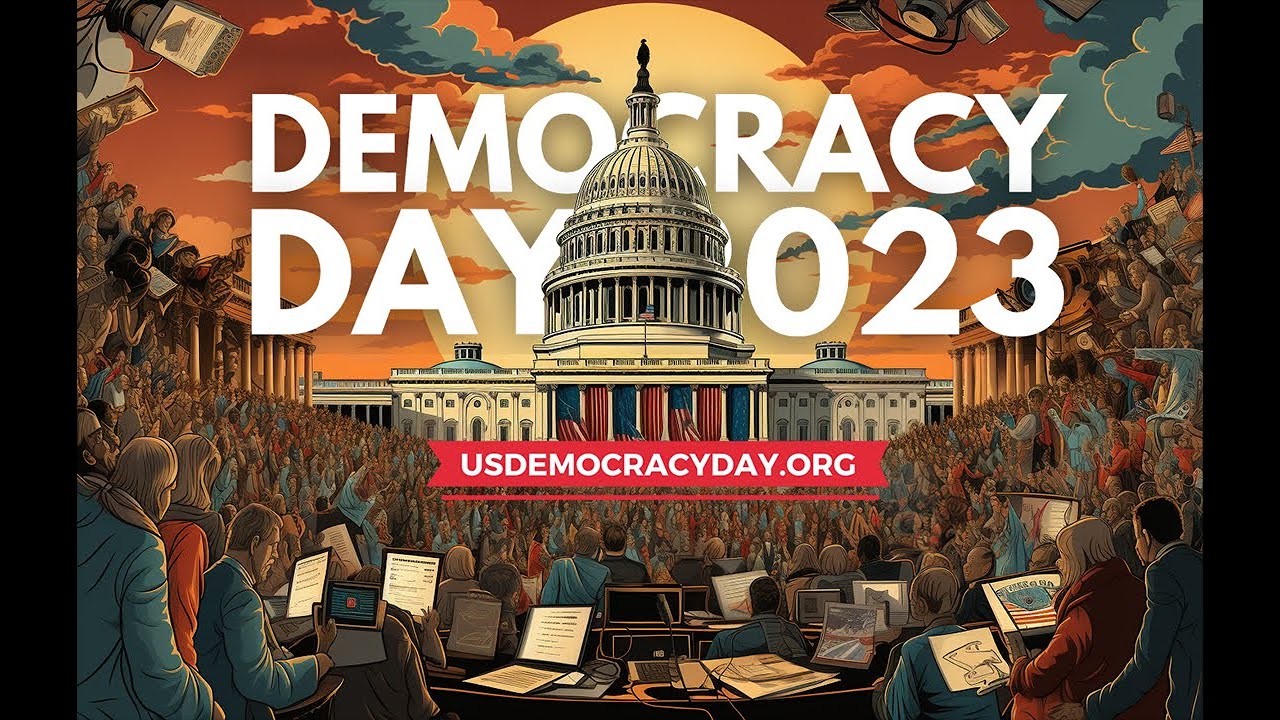 USDemocracyDay's tweet card. U.S. Democracy Day stream: What is pro-democracy journalism and...